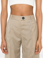 Peter Do Neutral Knee-Lenght Tailored Shorts