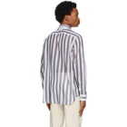 Sunflower Black and White Striped Dan Shirt