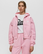 Patta Basic Cropped Zip Hooded Sweater Pink - Womens - Hoodies|Zippers