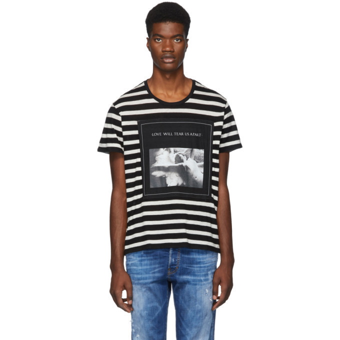 Photo: R13 Black and White Striped Joy Division Boy T-Shirt