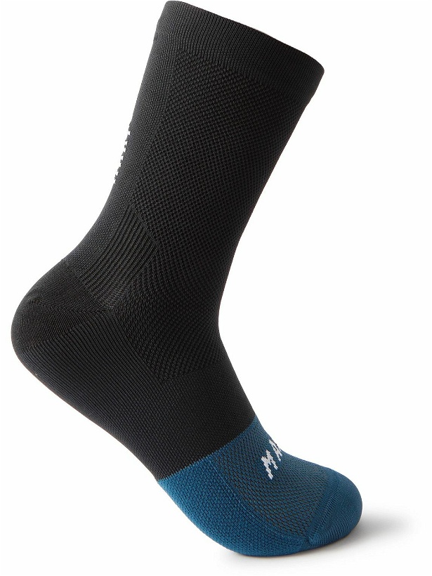 Photo: MAAP - Division Colour-Block Stretch-Knit Cycling Socks - Black