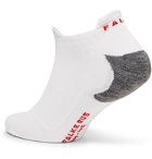 FALKE Ergonomic Sport System - RU5 Stretch-Knit No-Show Socks - White