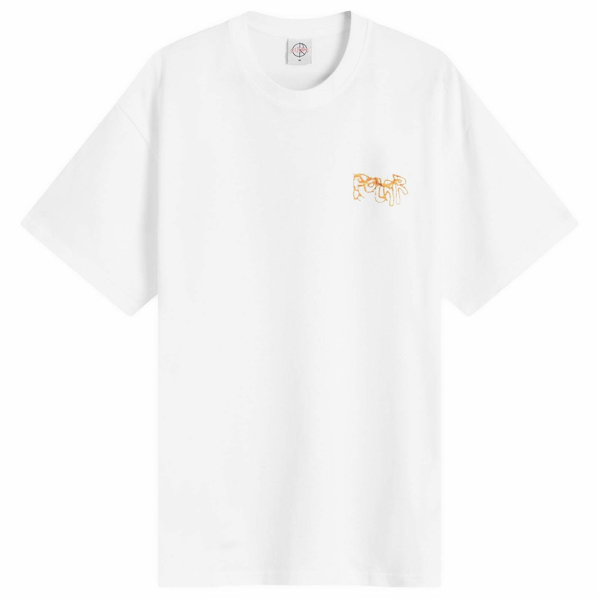 Polar Skate Co. Men's Green Spider T-Shirt in White Polar Skate Co.