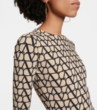 Valentino Toile Iconographe jersey bodysuit