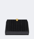 Nour Hammour Lou leather clutch