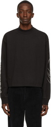 Reebok by Pyer Moss Black Cotton Turtleneck