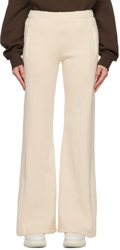 Photo: AMIRI Off-White Wide-Leg Lounge Pants