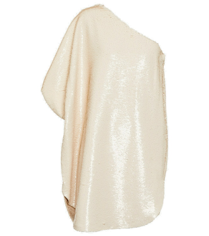 Photo: The Frankie Shop Gloria sequined one-shoulder minidress