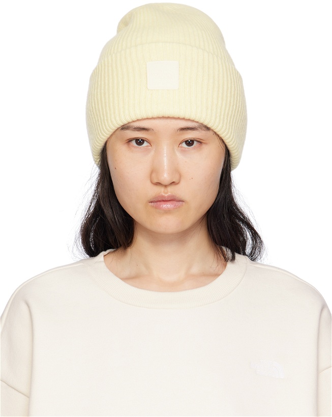 Photo: The North Face White Patch Beanie