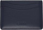 GANNI Navy Bou Bear Card Holder