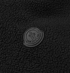 Moncler - Feyder Panelled Fleece and Quilted Shell Hooded Down Jacket - Black
