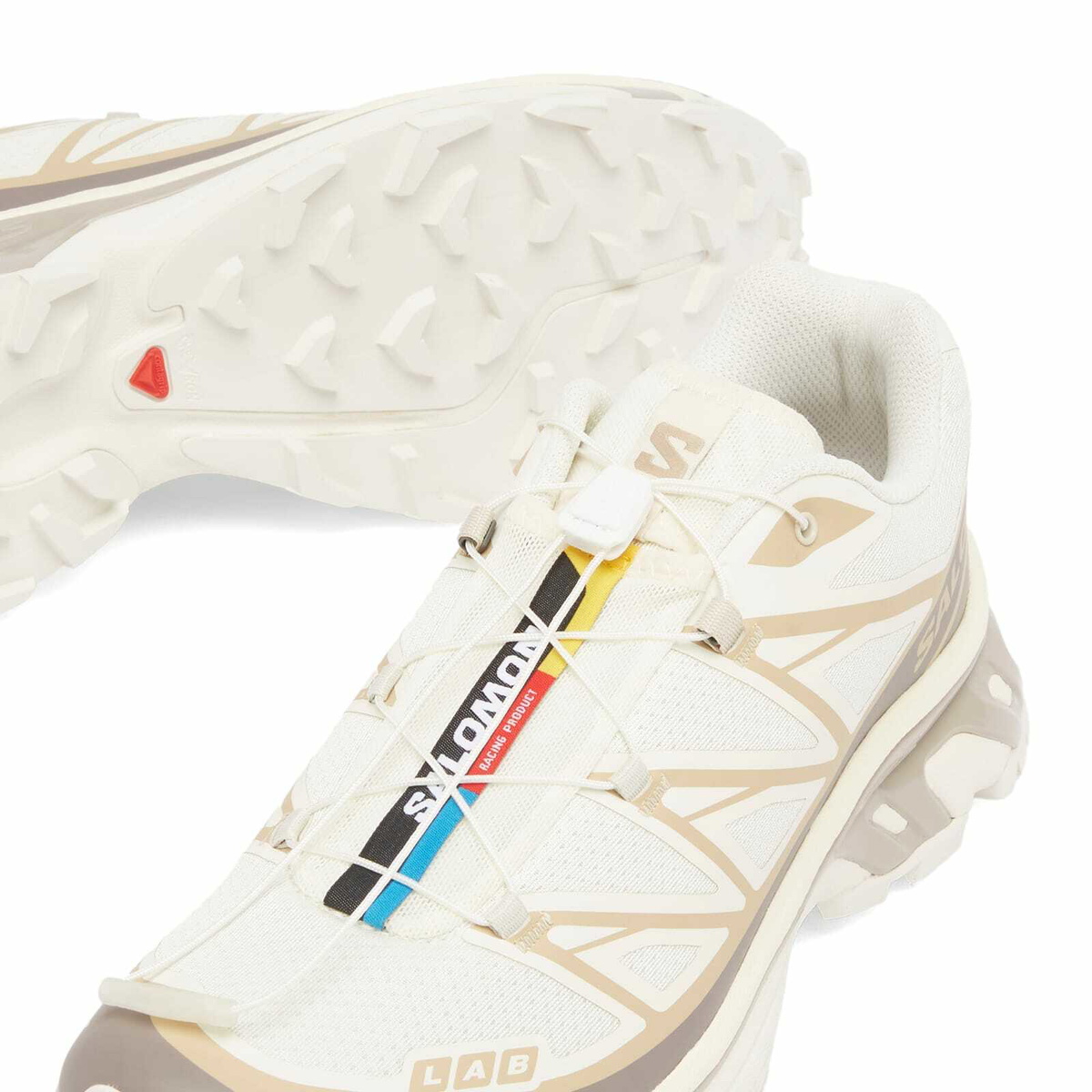 Salomon Xt-6 Sneaker in Vanilla Ice/Iron/Etherea
