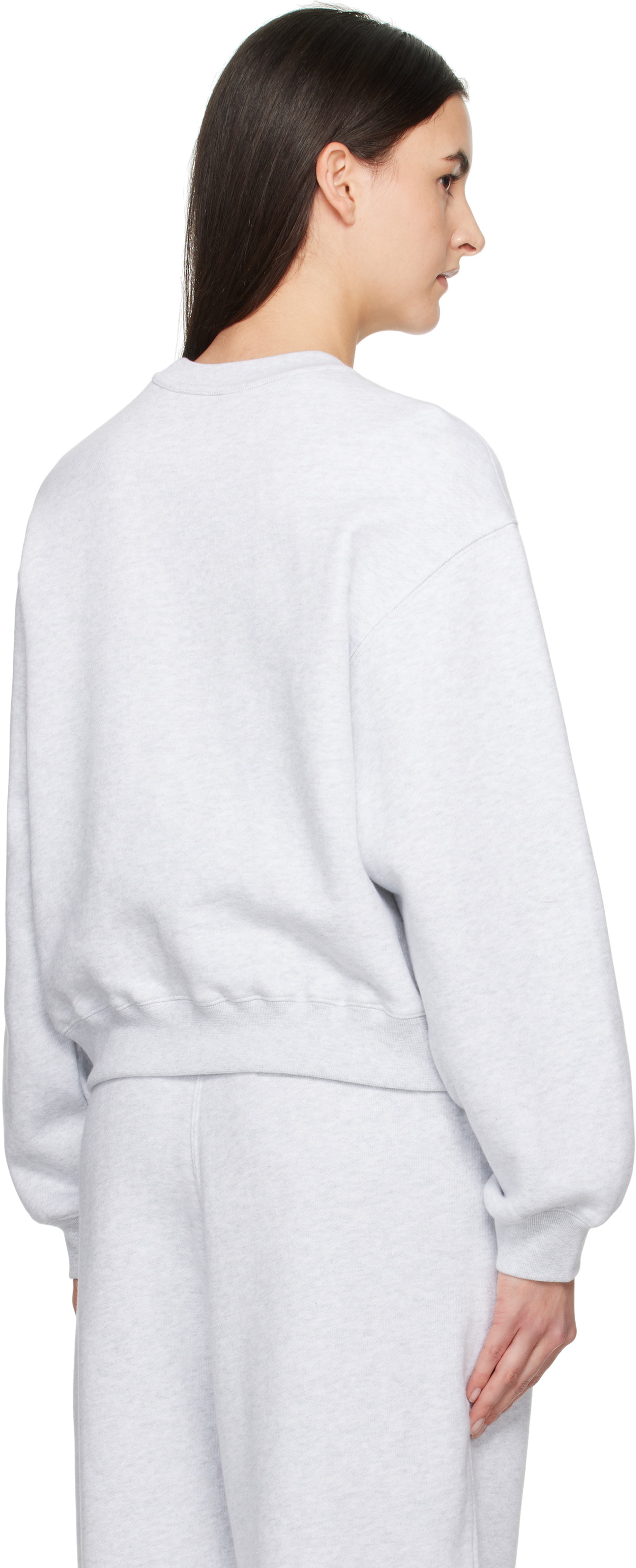 alexanderwang.t Gray Puff Logo Sweatshirt