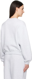 alexanderwang.t Gray Puff Logo Sweatshirt
