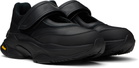 Y's Black Cow Leather Sneakers