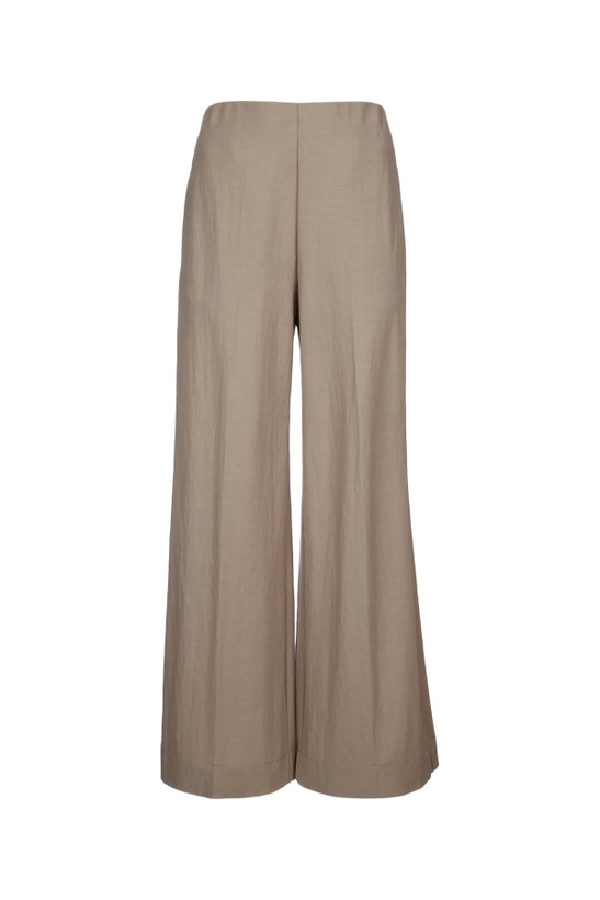Photo: Harris Wharf London Women Flared Trousers Rayon