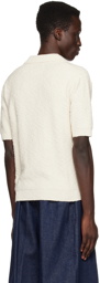 Maison Margiela Off-White Spread Collar Polo