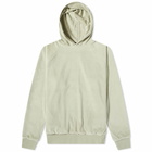 Adidas Men's Basketball Velour Back Logo Hoody in Halo Green