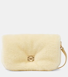 Loewe Goya Puffer Mini shearling shoulder bag