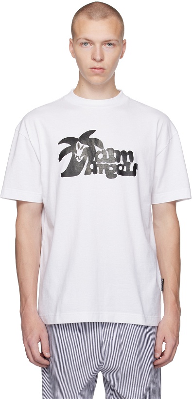 Photo: Palm Angels White Hunter T-Shirt