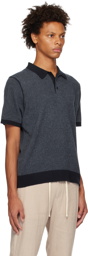 Vince Navy Birdseye Polo