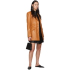 Nanushka Black Vegan Leather Noelle Shirt