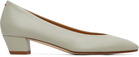 Aeyde Gray Helia Low-Cut Heels