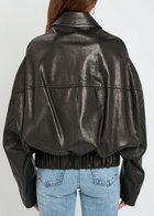 Khaite Odin Leather Jacket Black