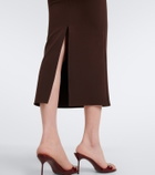 Alex Perry Off-shoulder midi dress