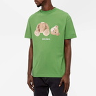 Palm Angels Men's Kill The Bear T-Shirt in Green/Brown