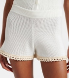 Stella McCartney Crochet cotton shorts