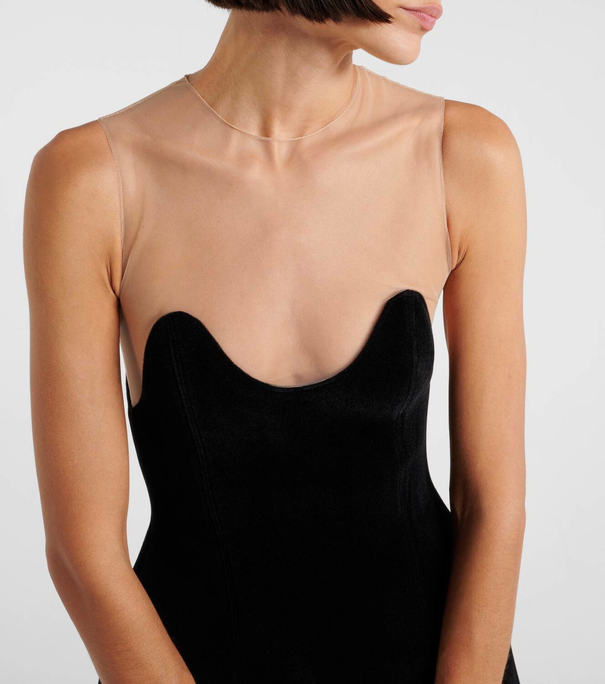 black mini cocktail dress Billie Square Neck Bodycon Mini Dress • Shop American Threads Online Black / L