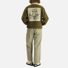 Brain Dead Men's Equipment Fleece Pullover Jacket in Olive