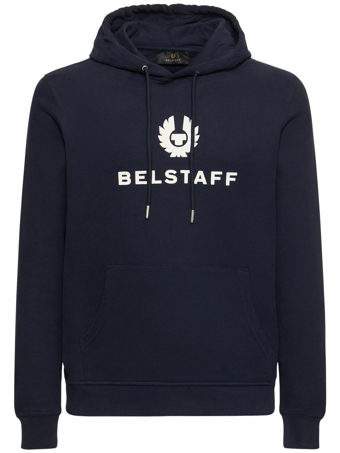 Photo: BELSTAFF - Logo Cotton Fleece Hoodie