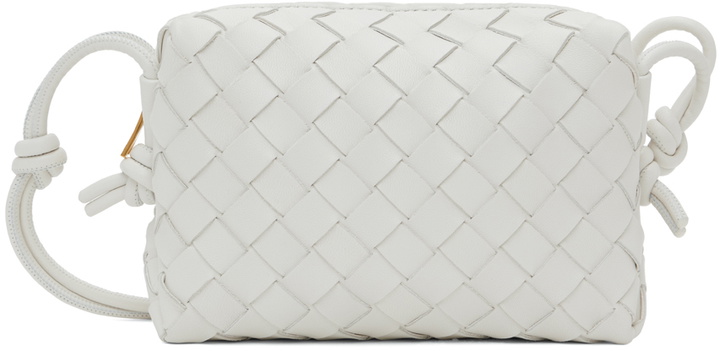 Photo: Bottega Veneta White Loop Pouch