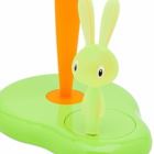 Alessi Bunny & Carrot Kitchen Roll Holder in Green