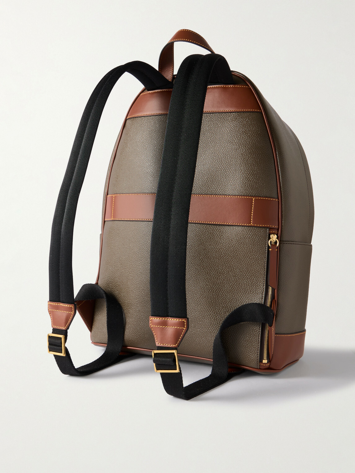 Mulberry - Heritage Leather-Trimmed Eco Scotchgrain Backpack