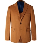 MP Massimo Piombo - Andy Slim-Fit Stretch-Cotton Twill Suit Jacket - Brown