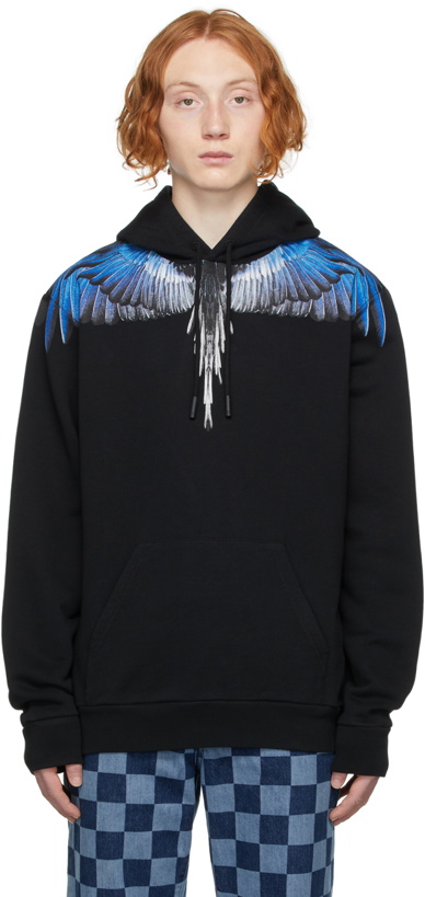 Photo: Marcelo Burlon County of Milan Black & Navy Wings Hoodie