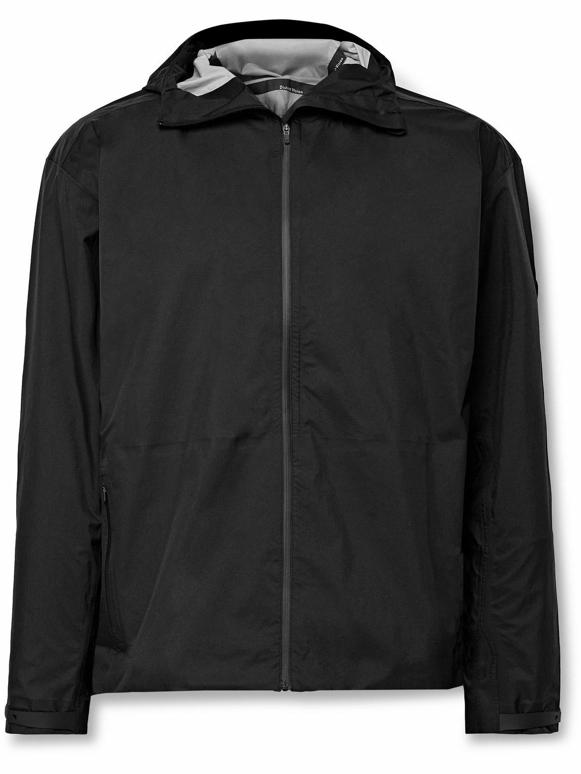 DISTRICT VISION - Shell Hooded Jacket - Black District Vision