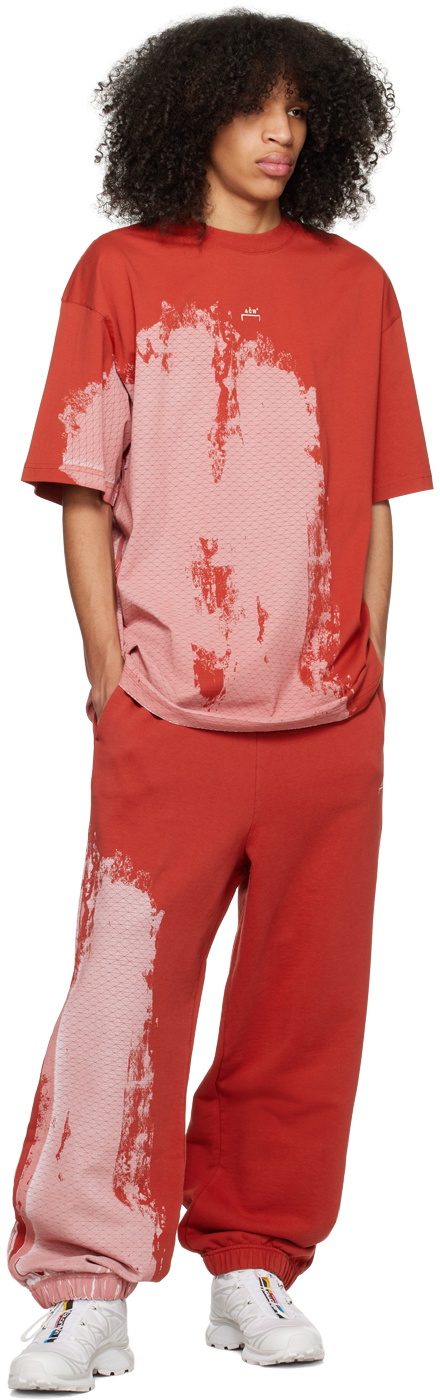 【関税込み】A-COLD-WALL* レッド Brushstroke Tシャツ 231891M213024_1.jpg