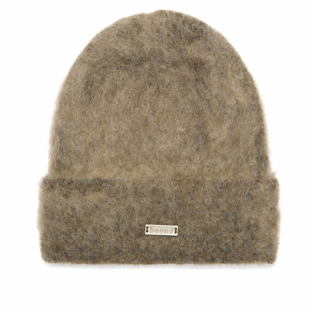 Bound Men's Mohair Beanie in Brown 