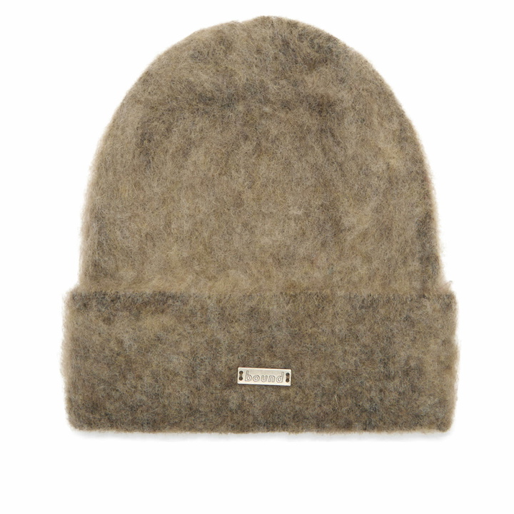 Photo: Bound Men's Mohair Beanie in Brown 