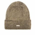Bound Men's Mohair Beanie in Brown 