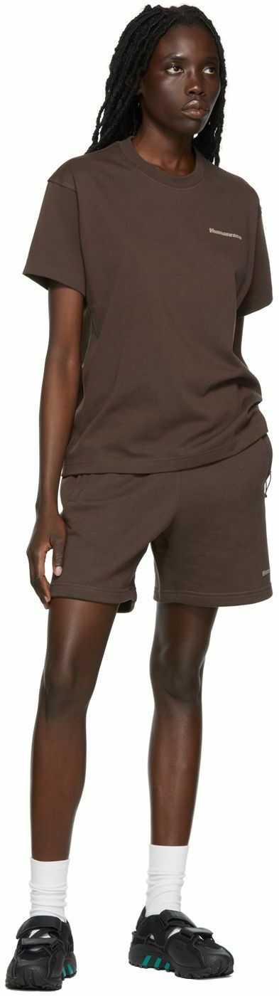 adidas x Humanrace by Pharrell Williams Brown Humanrace Basics T-Shirt