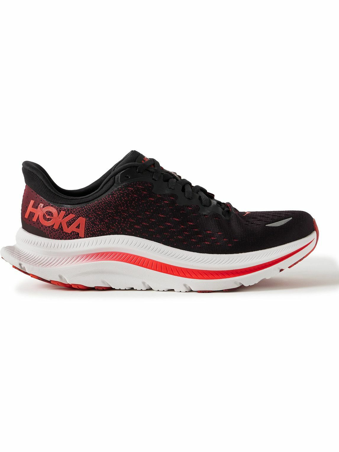 Hoka One One - Kawana Rubber-Trimmed Mesh Running Sneakers - Black Hoka ...