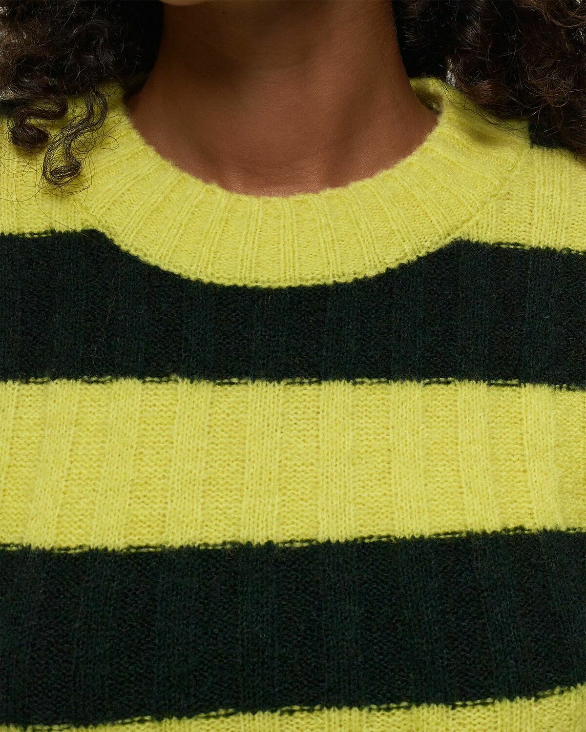 Won Hundred Evangeline Stripe Black/Yellow Pullovers