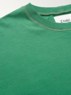 DRAKE'S - Cotton-Jersey T-Shirt - Green