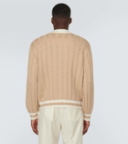 King & Tuckfield Striped wool cardigan