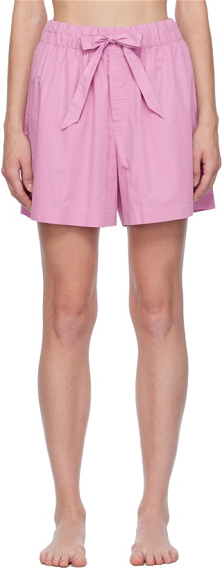 Photo: Tekla Pink Drawstring Pyjama Shorts